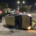 Camioneta se queda atascada en la playa de villa Allende