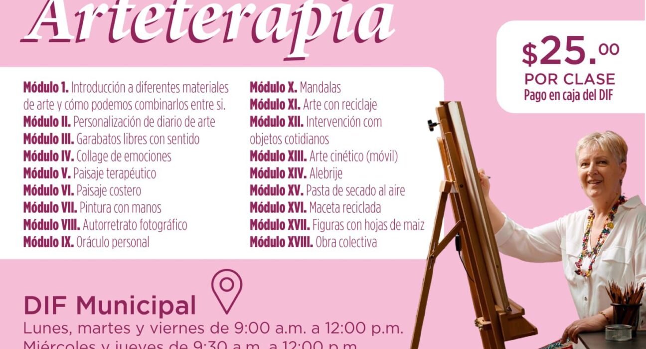 18 módulos para crear y sanar: abre inscripciones el Taller de Arteterapia en el DIF Coatzacoalcos