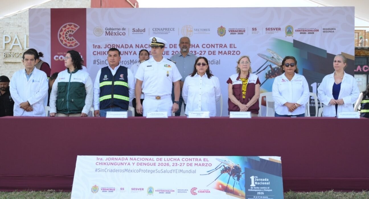 Arranca en Coatzacoalcos Primera Jornada Nacional contra Dengue y Chikungunya 2026 