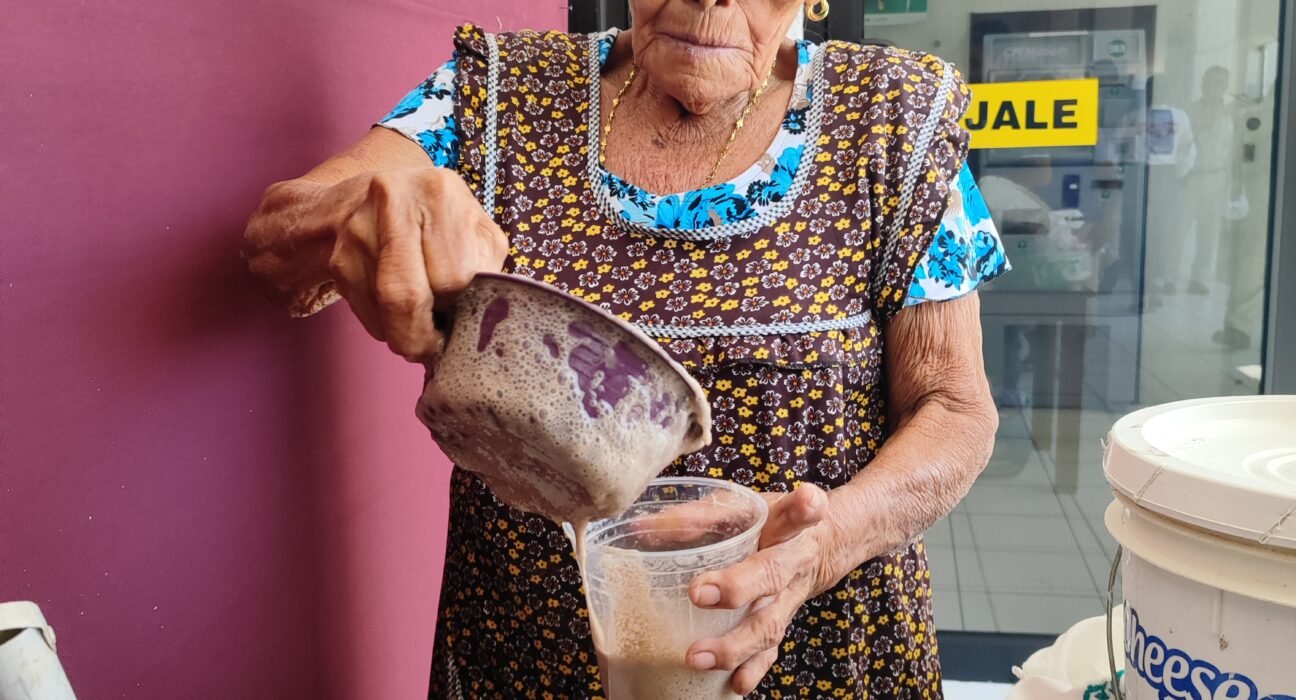 Popo una  bebida Nahua en México