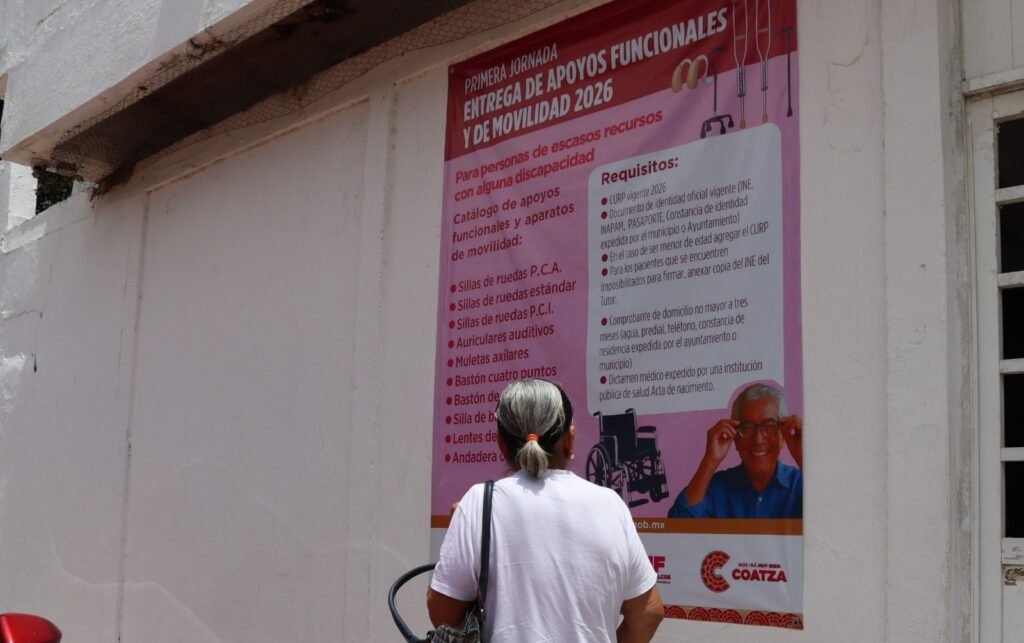 DIF Coatzacoalcos mantiene abierto el registro para entrega de apoyos de movilidad 2026