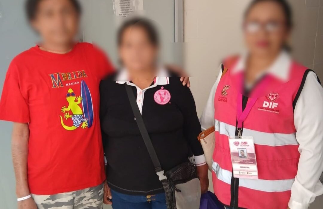 Respuesta ciudadana y apoyo de la Presidenta del DIF Coatzacoalcos, logran que joven en situación de calle vuelva a casa*