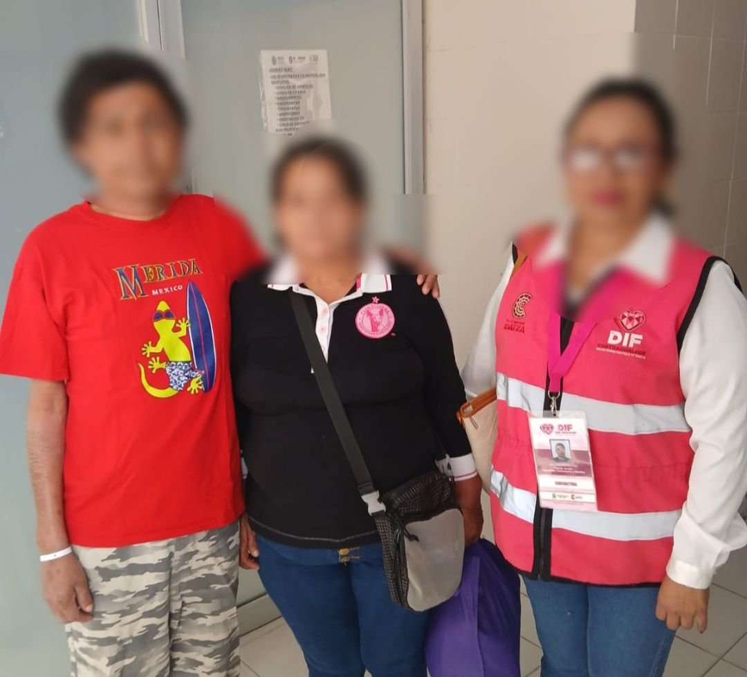 Respuesta ciudadana y apoyo de la Presidenta del DIF Coatzacoalcos, logran que joven en situación de calle vuelva a casa*