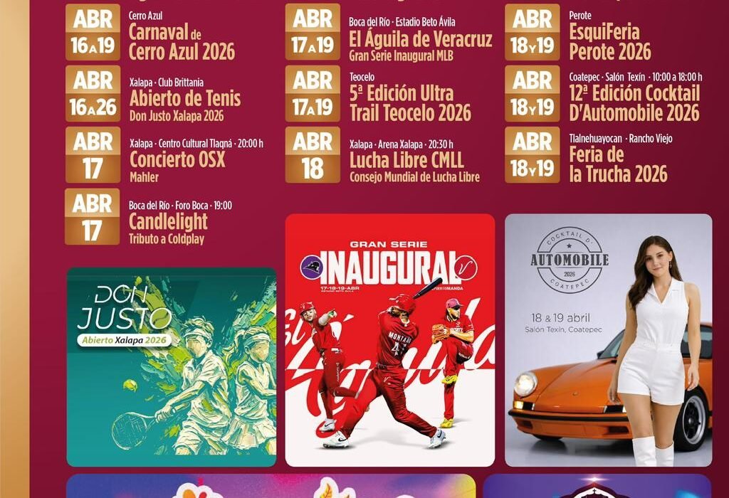 Invita SECTUR a recorrer Veracruz del 13 al 19 de abril 