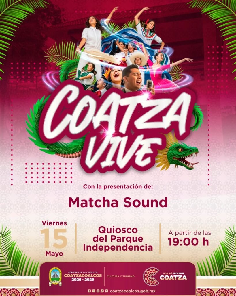 PREPÁRATE PARA UNA TARDE LLENA DE RITMO EN COATZAVIVE! 