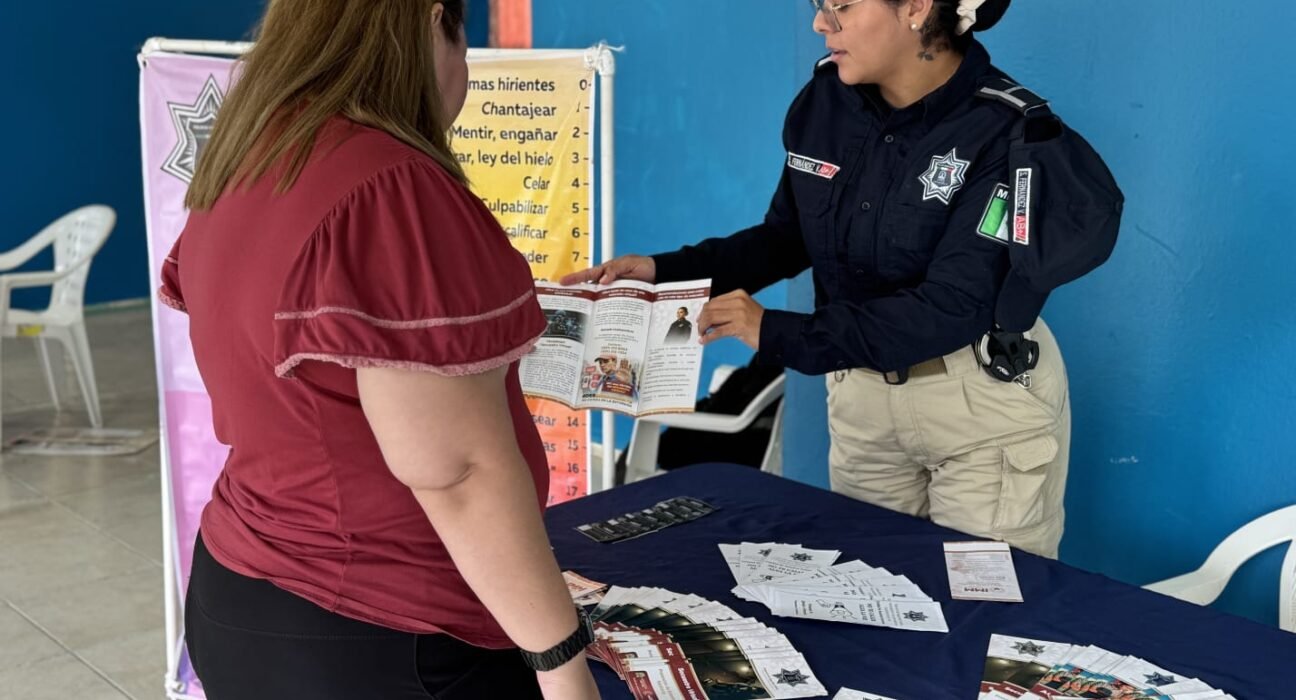 Refuerzan acciones de prevención mediante módulos informativos en colonias prioritarias