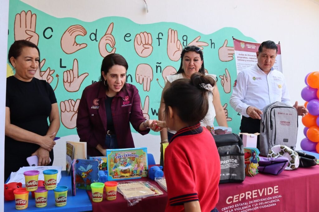 Primaria Vicente Guerrero se suma al programa de canje de juguetes bélicos del CEPREVIDE