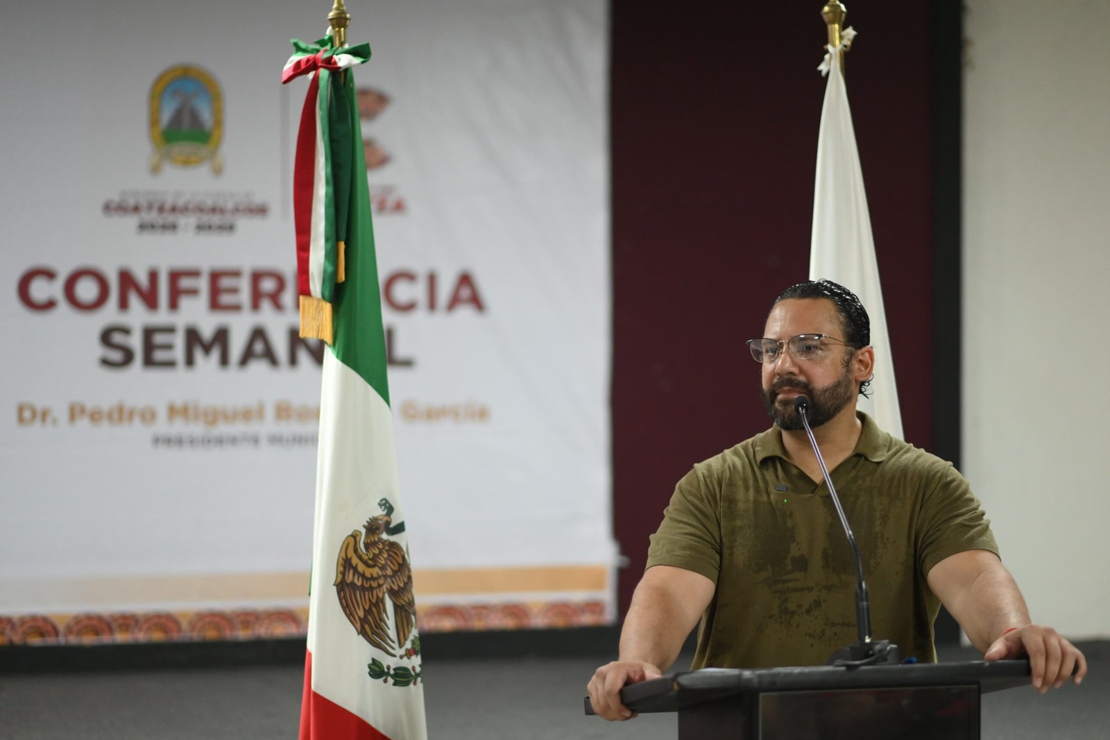 Pedro Miguel Rosaldo informa detenciones y avances en materia de seguridad
