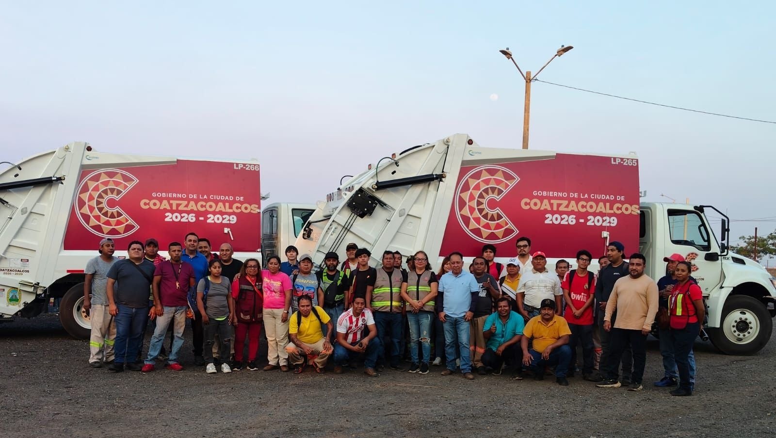 Refuerzan servicio de Limpia Pública en Coatzacoalcos con nuevas unidades recolectoras
