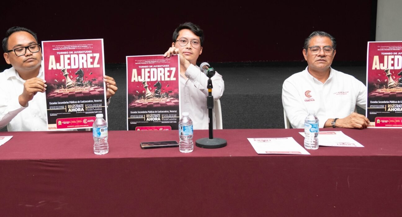Invitan al Torneo Escolar de Ajedrez Intersecundarias Públicas 2026 en Coatzacoalcos