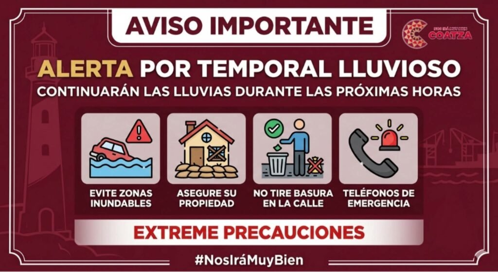 ⚠️ AVISO IMPORTANTE A LOS CIUDANOS DE COATZACOALCOS ⚠️