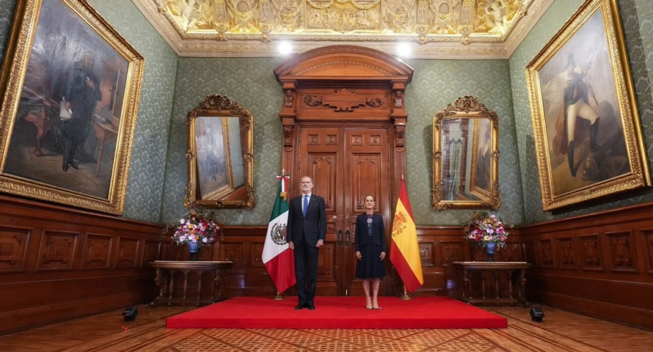 *PRESIDENTA CLAUDIA SHEINBAUM RECIBE EN PALACIO NACIONAL AL REY FELIPE VI*