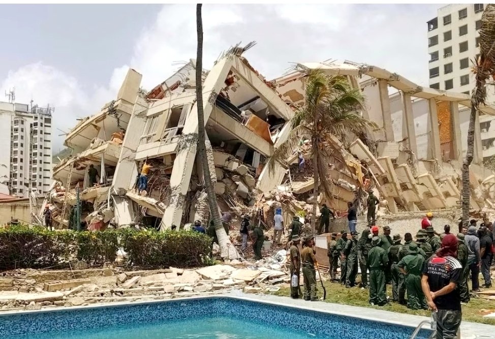 Dos Sismos en Venezuela magnitud 7,2 y 7,5.