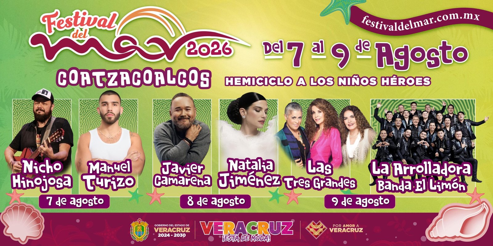 Del 07 al 09 de agosto, el Festival del Mar, celebración que acompaña la transformación del sur
