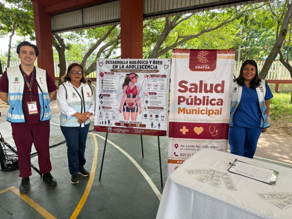Promueve Ayuntamiento de Coatzacoalcos la prevención del embarazo adolescente con jornada informativa