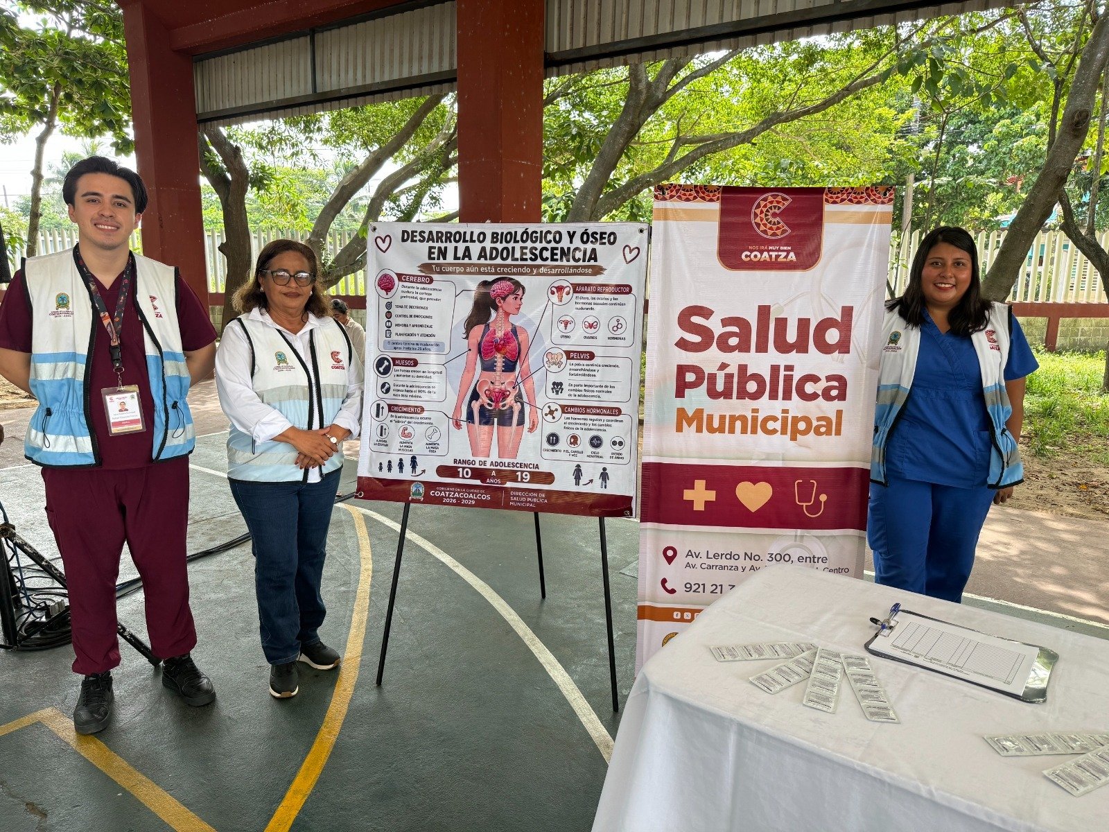 Promueve Ayuntamiento de Coatzacoalcos la prevención del embarazo adolescente con jornada informativa