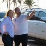 Pedro Miguel Rosaldo supervisa obras de fresado y pavimentación en Colonias de Coatzacoalcos