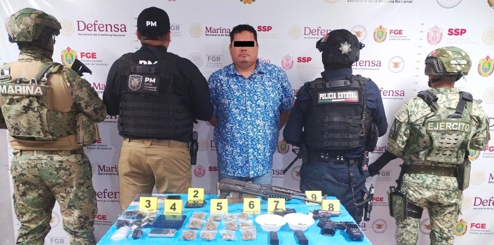 Detenidos siete presuntos integrantes de grupos delictivos durante operativos en 42 municipios