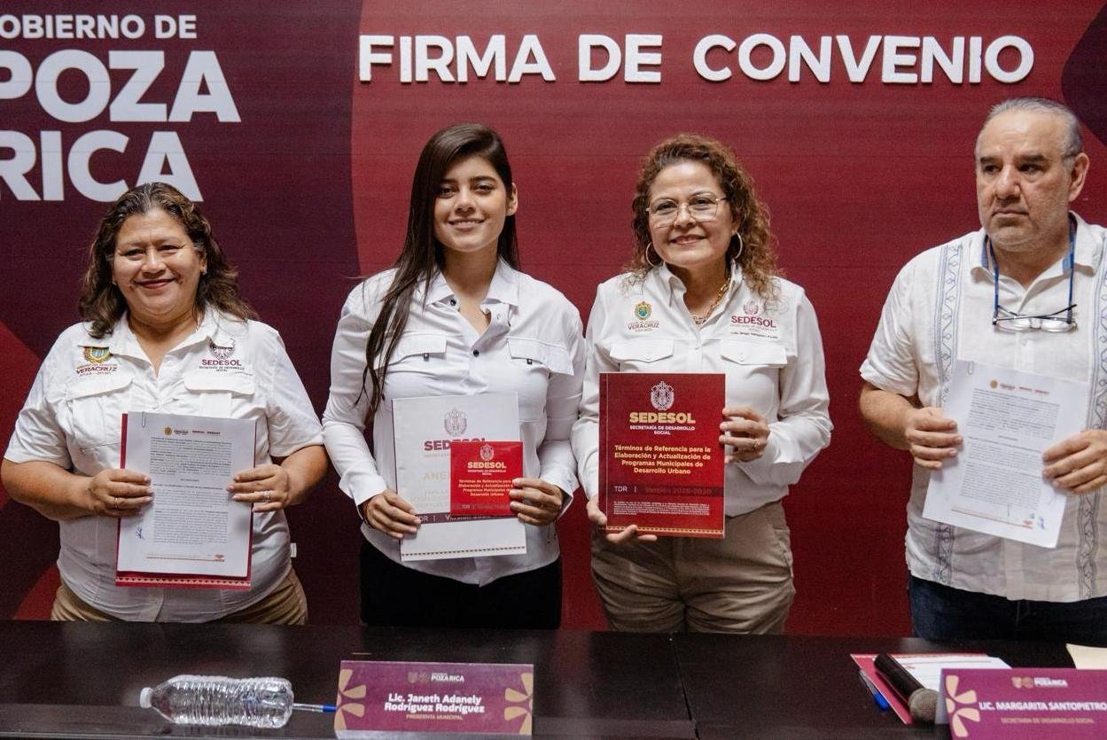 Impulsa Sedesol coordinación con Poza Rica para un desarrollo urbano ordenado