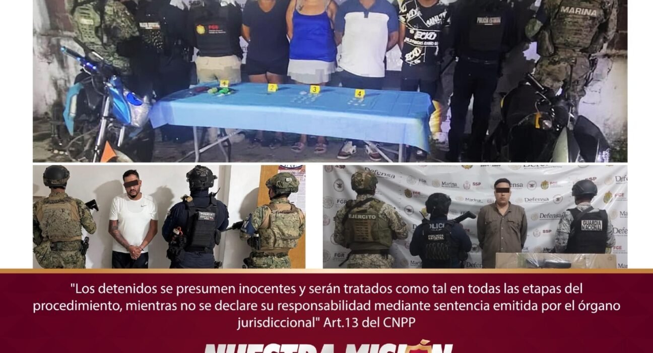 48 personas detenidas y más de 270 dosis de sustancias ilícitas aseguradas, del 18 al 21 de septiembre