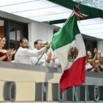 Celebran el Grito de la Independencia en el Palacio Municipal de Coatzacoalcos 